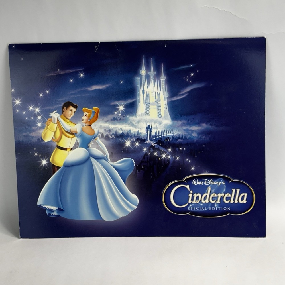 Walt Disney's Cinderella Special Edition Collector Lithographs (SET OF 4) 14X11‎